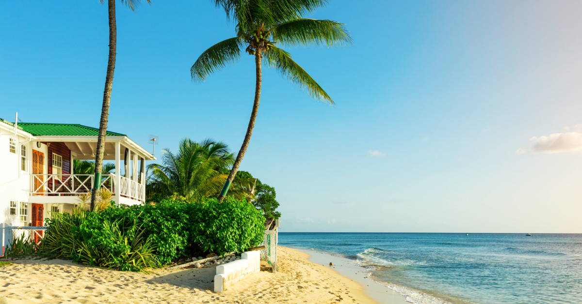 Beachfront living on the tropical island of Barbados